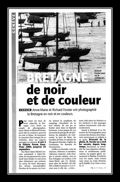 1999 PROMENADE EN BRETAGNE Galerie Expo Forum